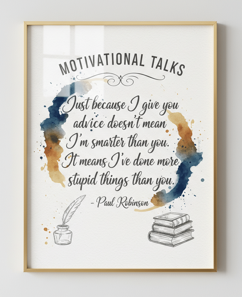 inspirational quote about giving advice