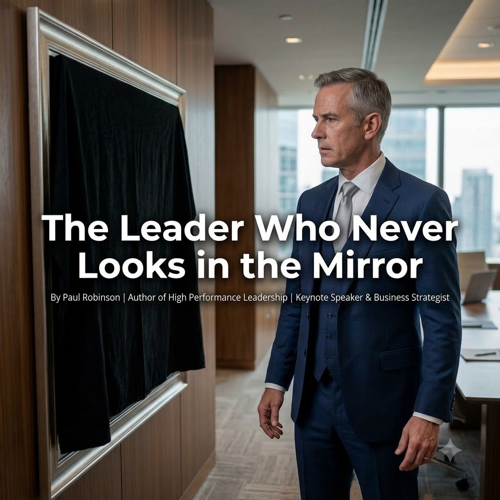 best leadership trainer Paul Robinson teaches self reflection for leadership