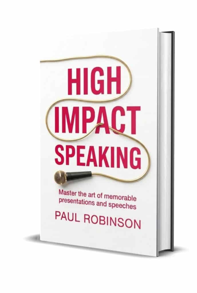 top books on public speaking for professional skill building by Paul Robinson